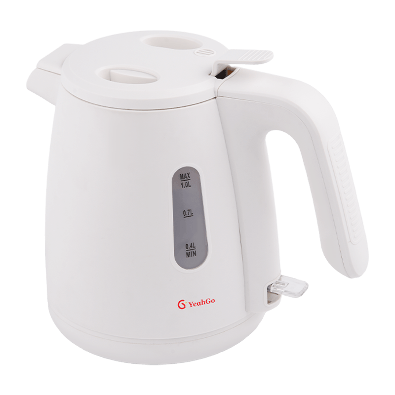 غلاية كهربائية مضادة للانقلاب من مادة البولي بروبيلين صالحة للطعام سعة 1.0 لتر